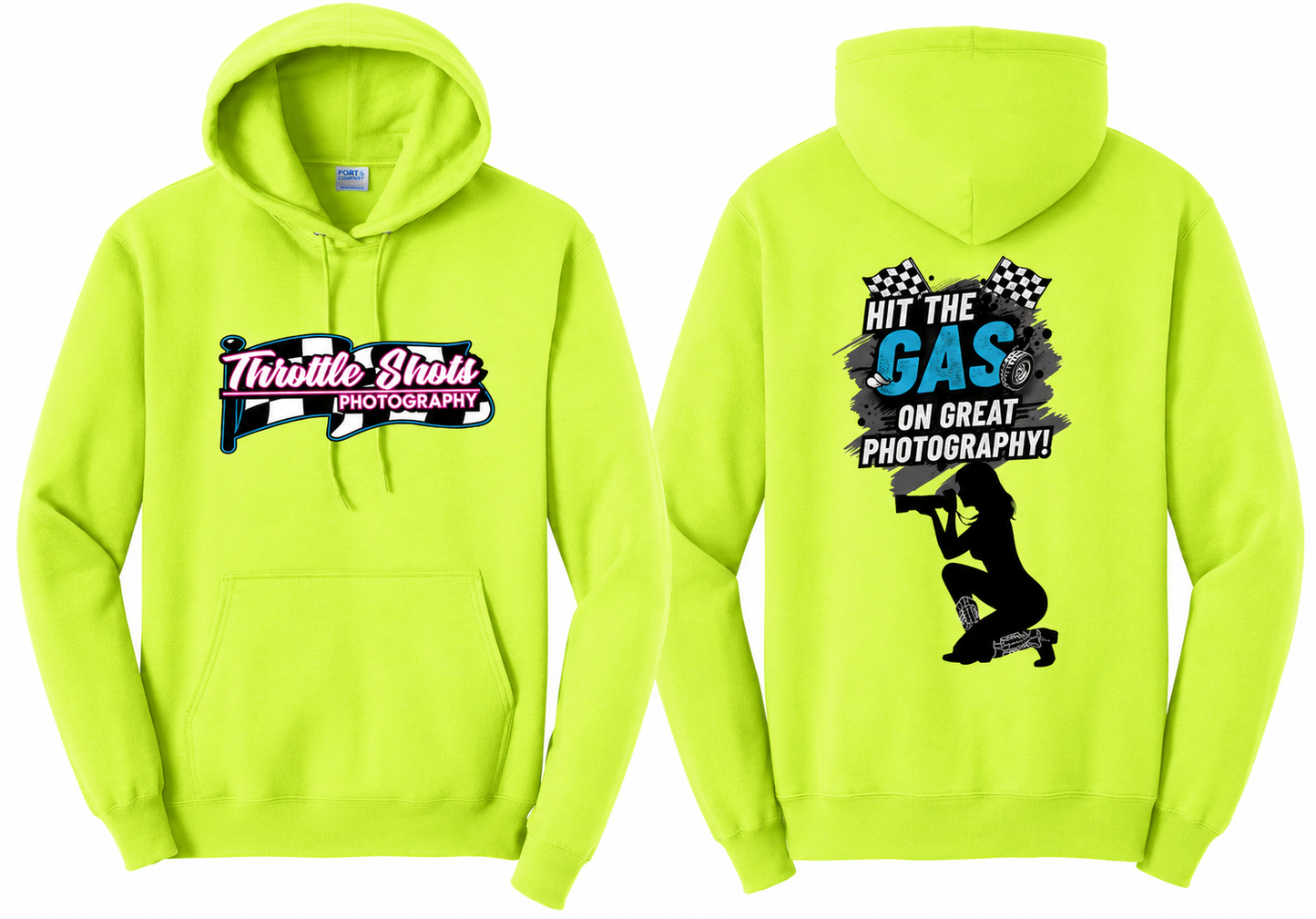 Throttle Shots Photography™ Port & Company Hoodie