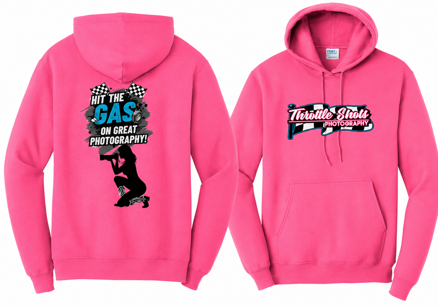 Throttle Shots Photography™ Port & Company Hoodie