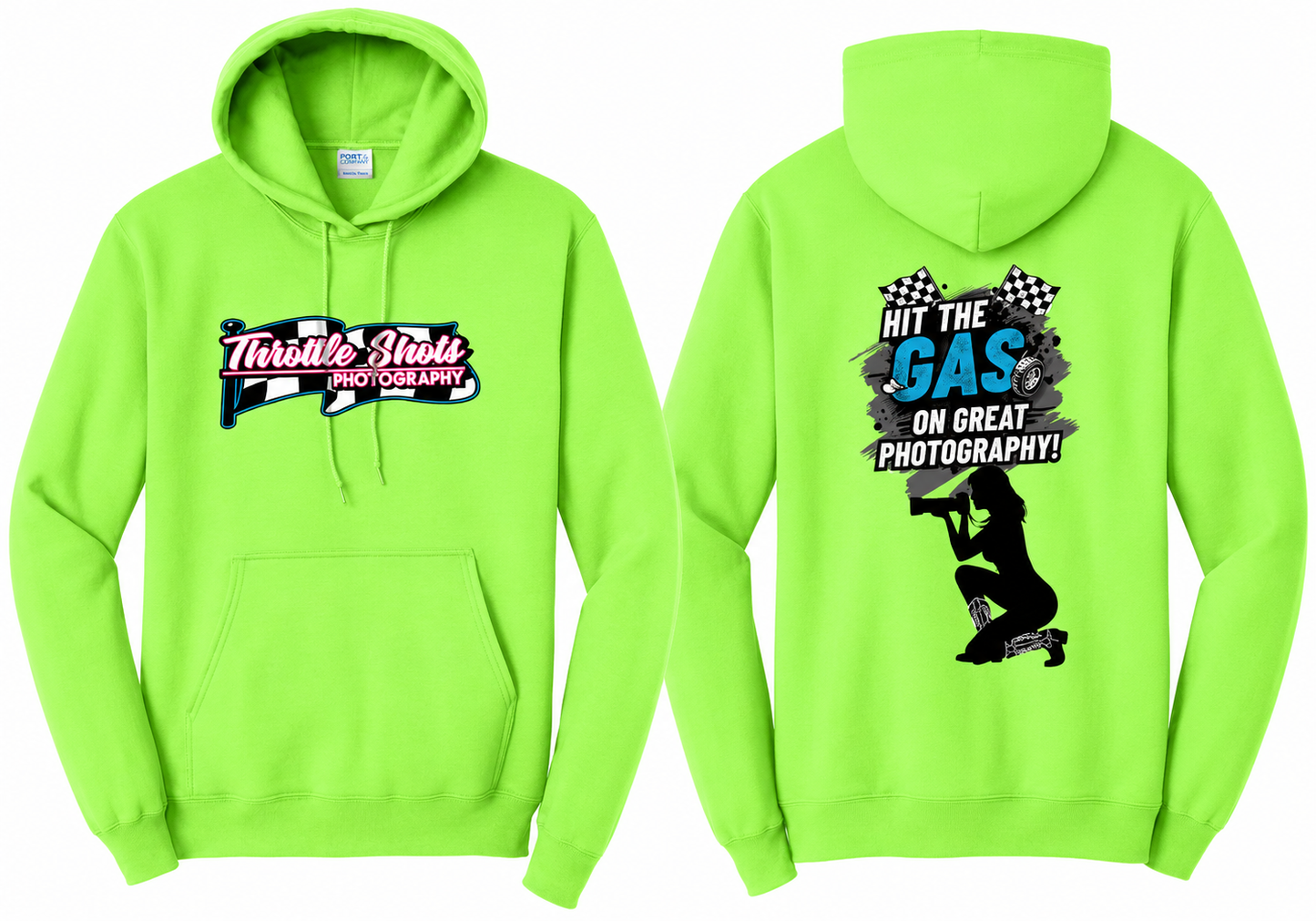 Throttle Shots Photography™ Port & Company Hoodie