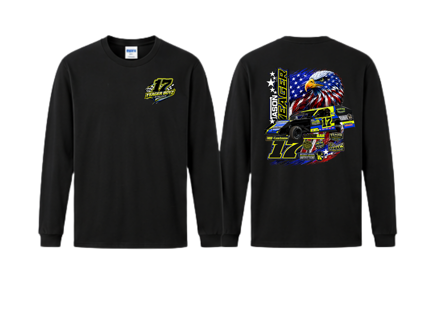 #17 Jason Yeager Long Sleeve T-shirt(YOUTH)